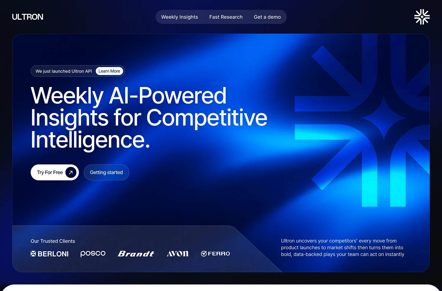 Ultron Website Design